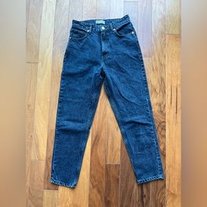 Zara Dark Wash Mom Jeans
